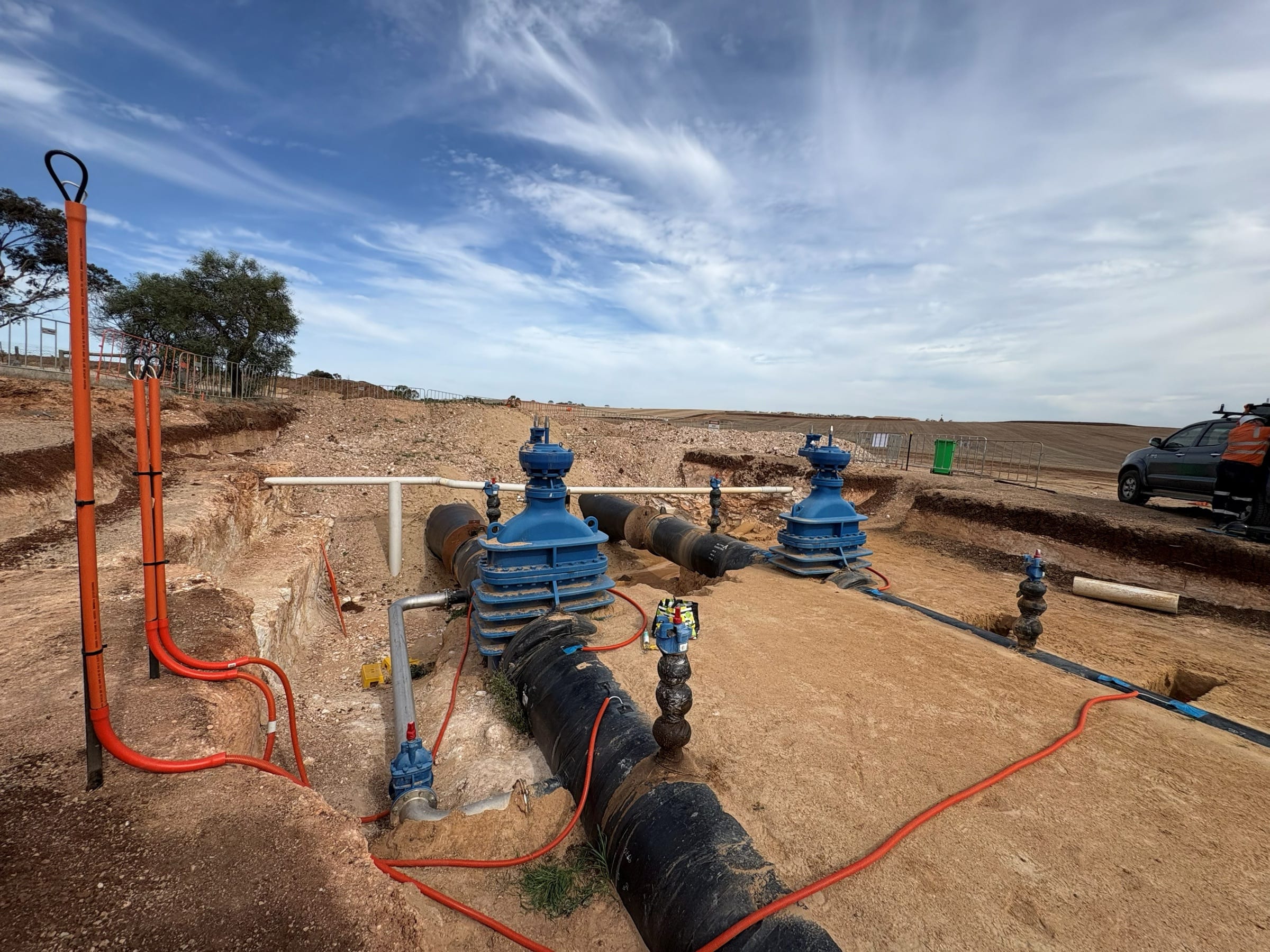 CP field installation — test points, cadwelding & coating repair