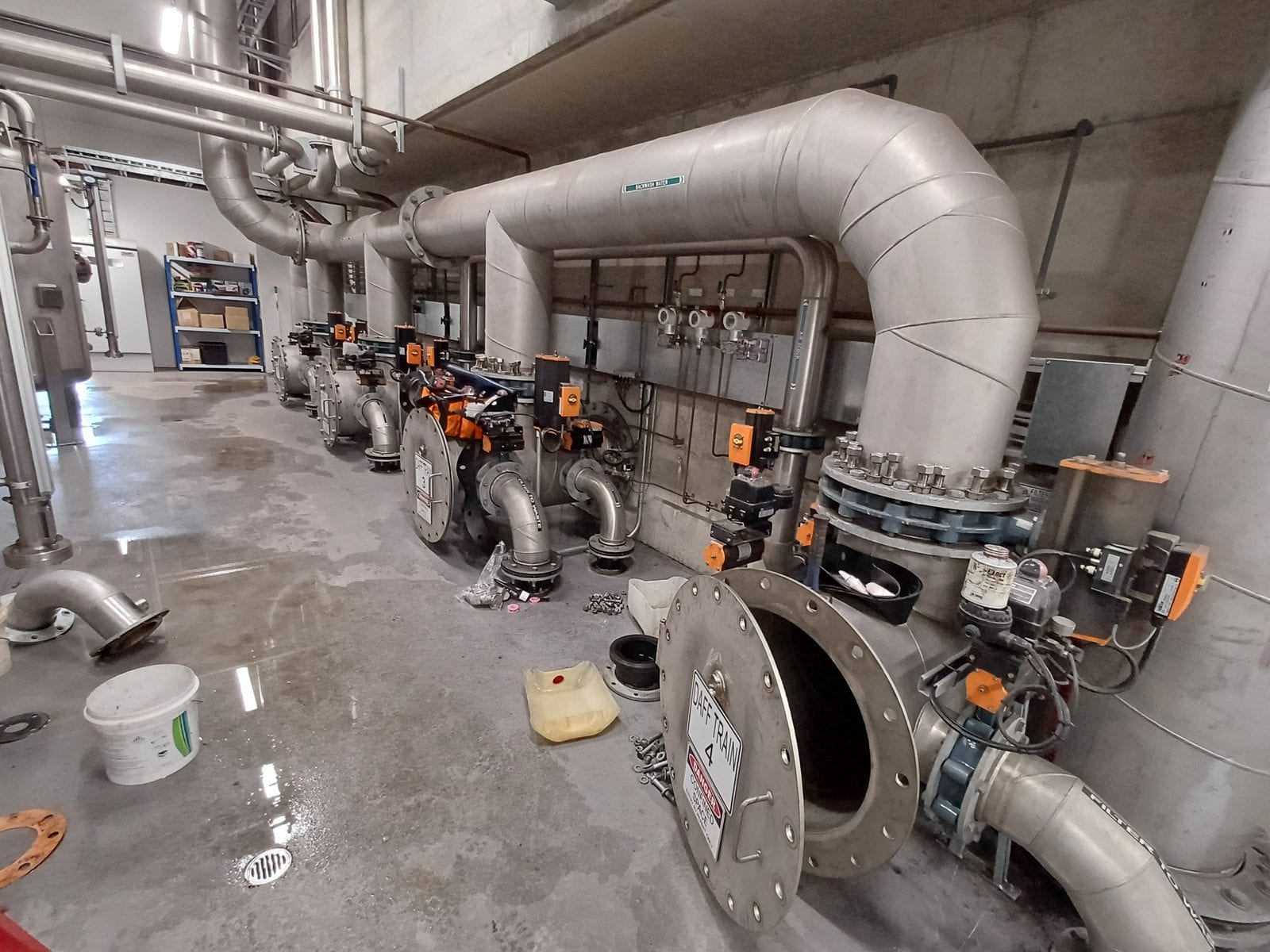 Water treatment plant — microbial corrosion assessment
