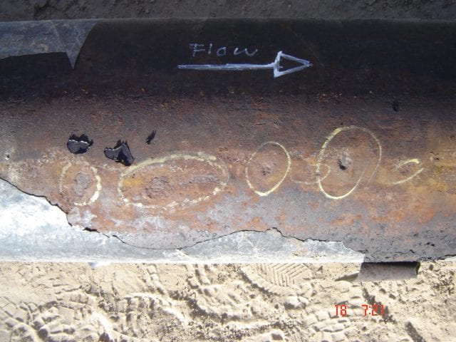 Tennessee Gas Pipeline — dent & corrosion integrity